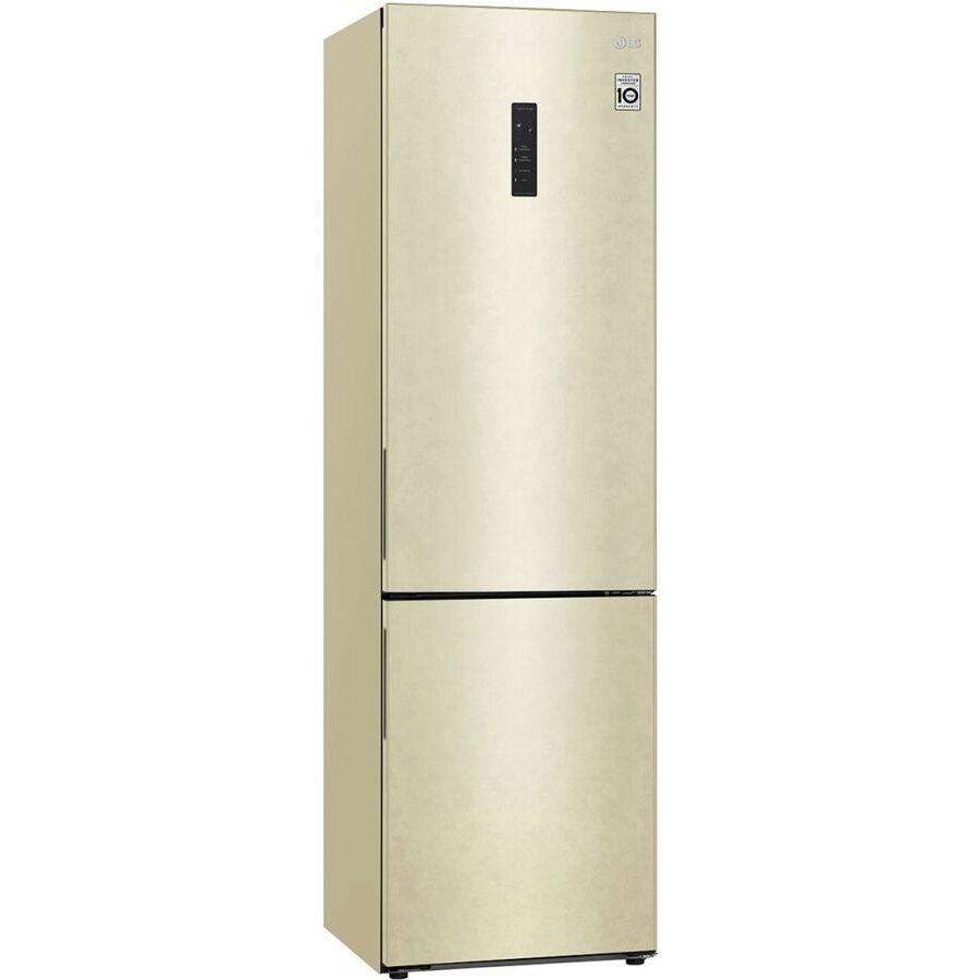 Холодильник LG GA-B509CETL бежевый 203x59.5x68.2см (двухкамерный) Общий объем холодильника 419, Общий объем холодильной камеры 292, Общий объем морозильной камеры 127