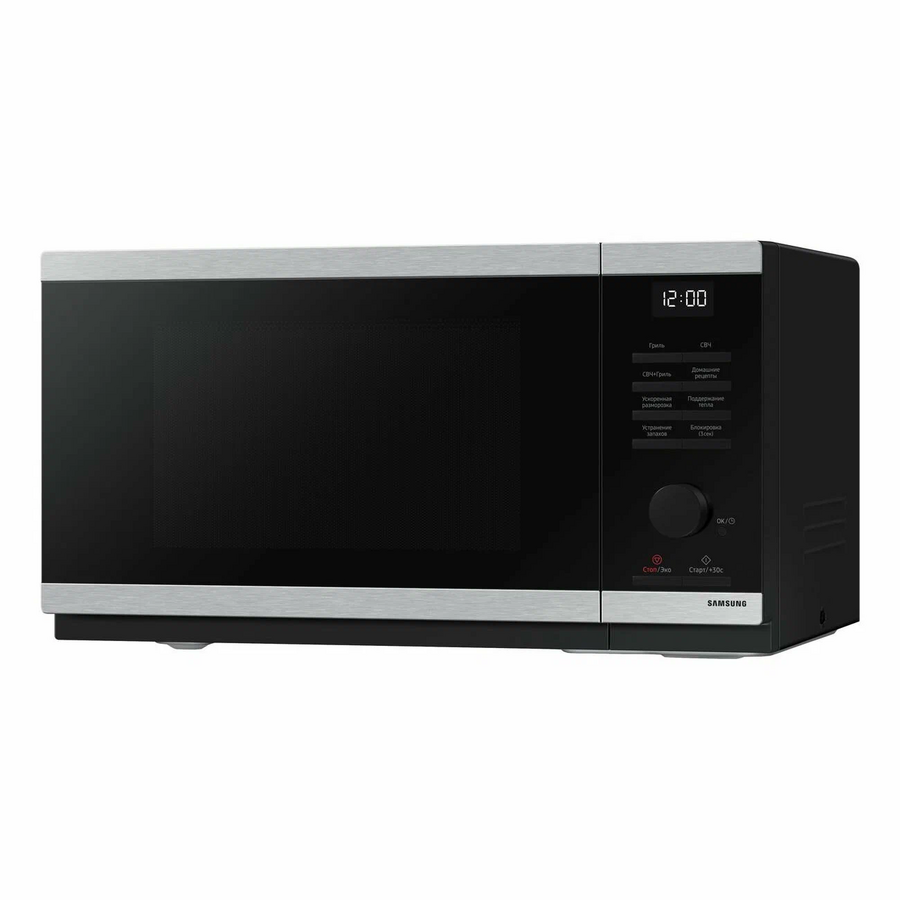 Микроволновая печь Samsung MG23DG4524ATBW нерж/черный