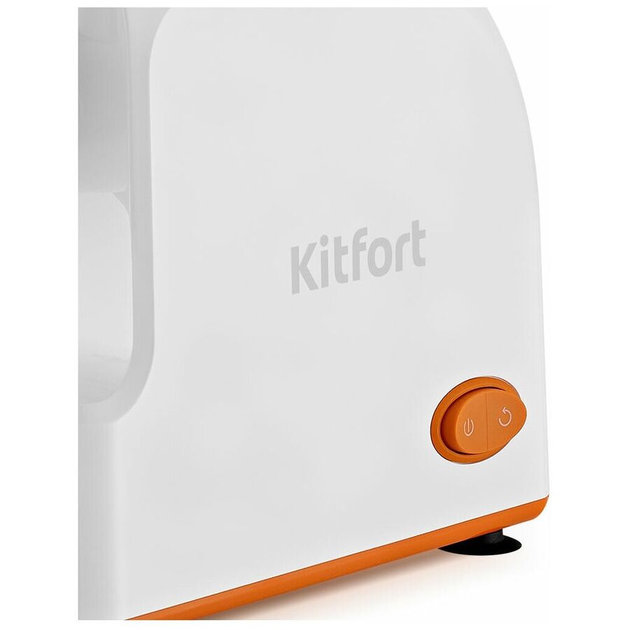 Мясорубка Kitfort КТ-2113-1 белый/оранжевый