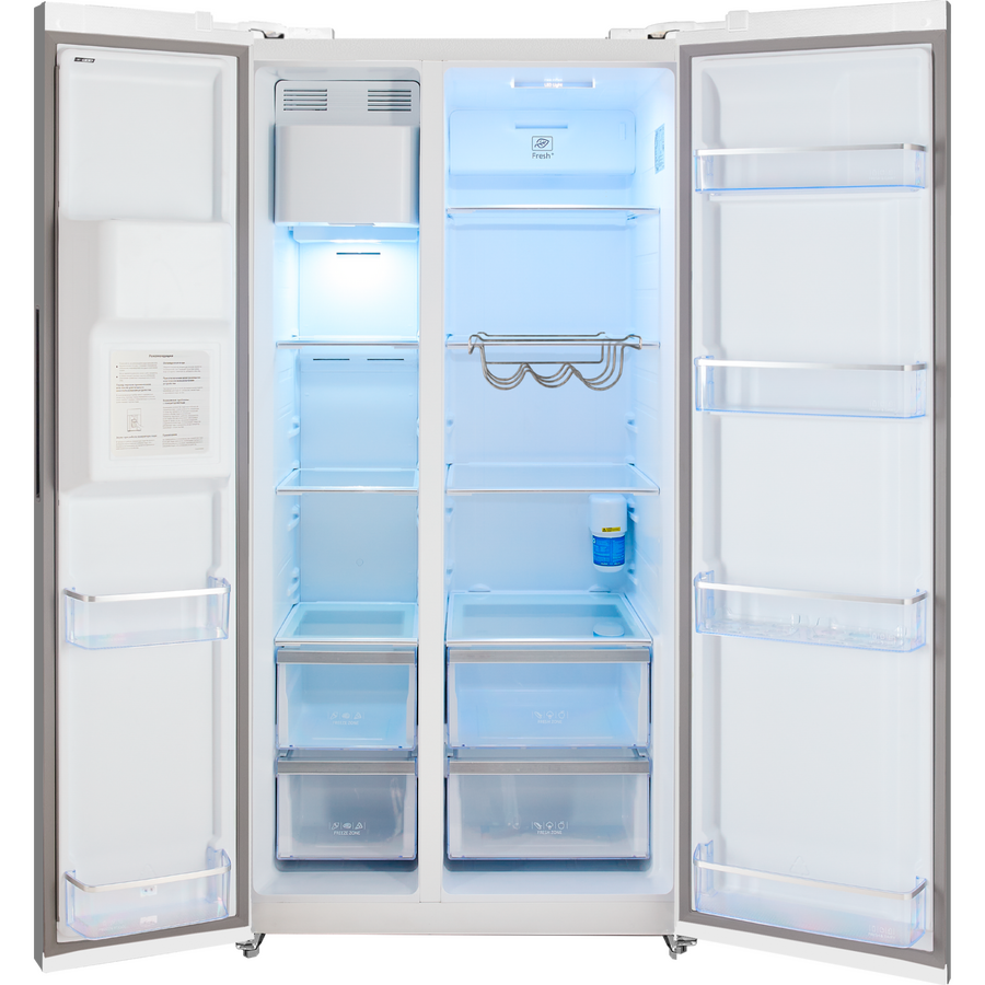 Холодильник HIBERG RFS-650DX NFGW inverter