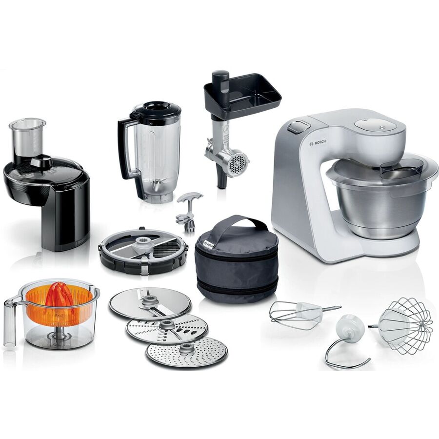 Кухонная машина Bosch MUM58251 белый/серый