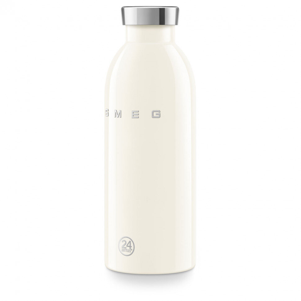 Термобутылка SMEG WBF01CR стиль 50-х гг, объем 500мл, поддержание тепла до 12 часов, кремовый