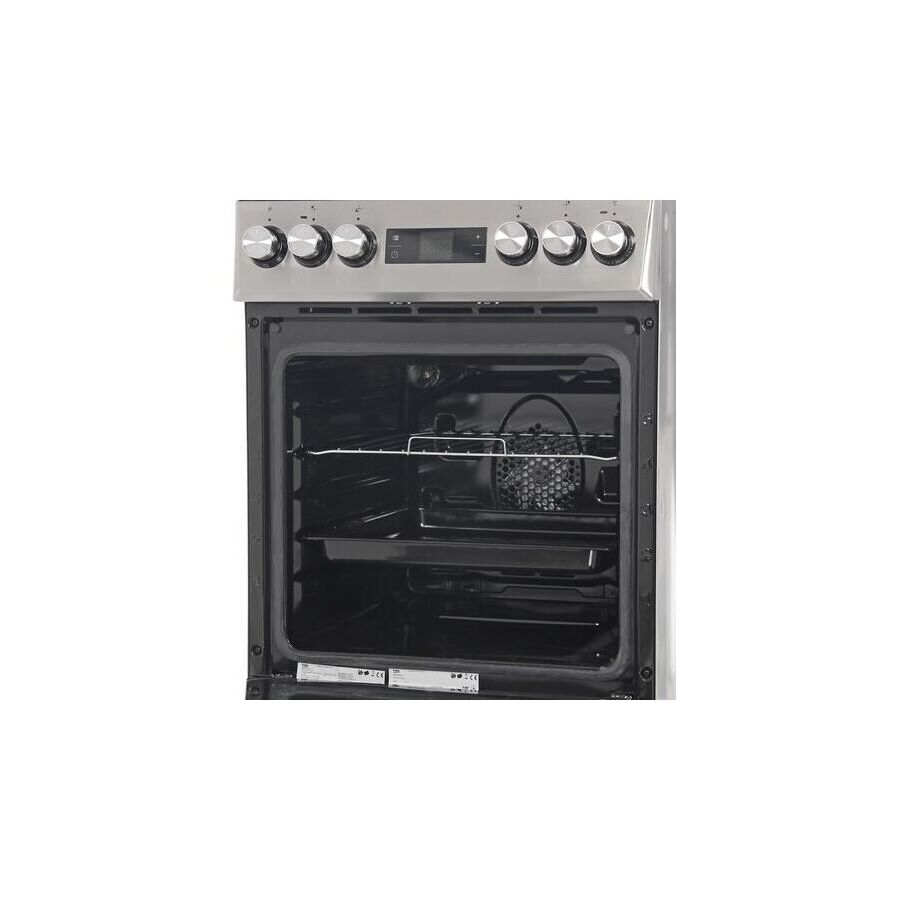 Плита Beko FSM57300GX серебристый/черный