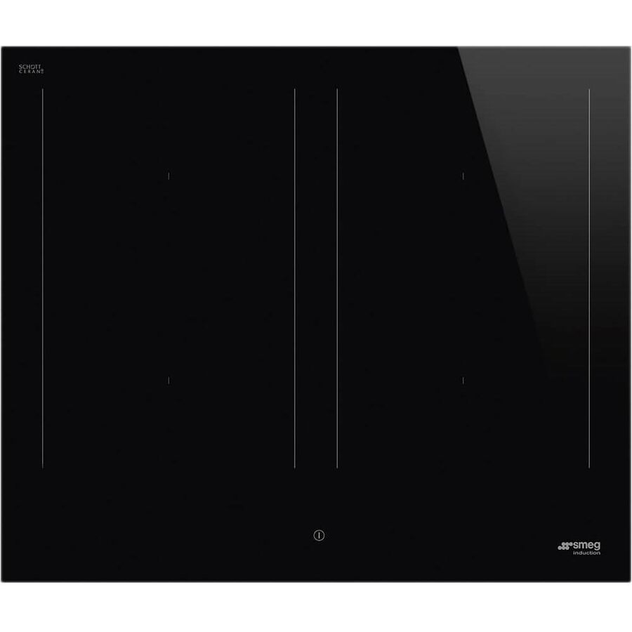 Варочная поверхность Smeg SIM3644D 60см, индукция, слайдерное управление, 4 зоны нагрева, 9 уровней мощности, автоматическое определение посуды