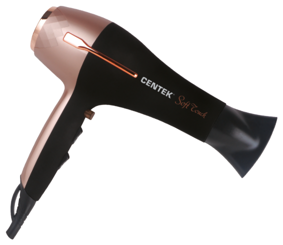 Фен Centek CT-2242 розовое золото/черный