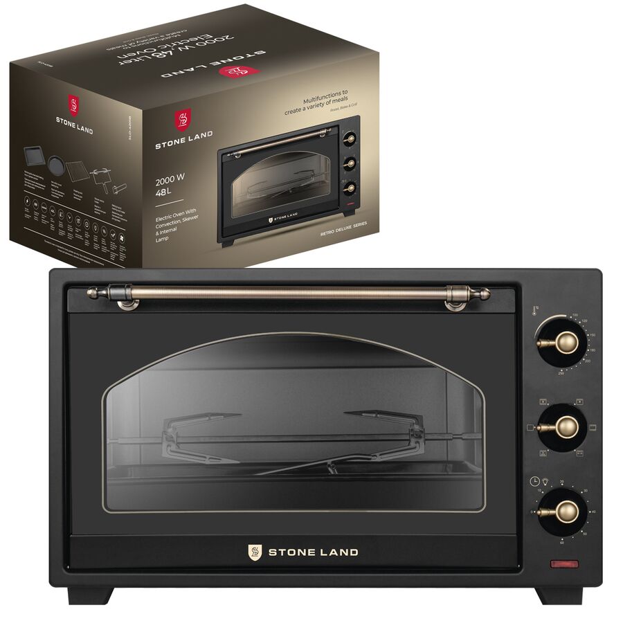 Печь электрическая Stone Land SLO-4801B (48 л, 2000 Вт, )