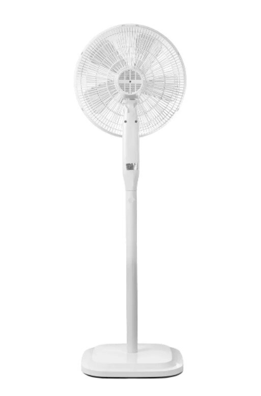 Вентилятор напольный Centek CT-5026 White 65Вт, пульт ДУ, LED, 44.5см, таймер