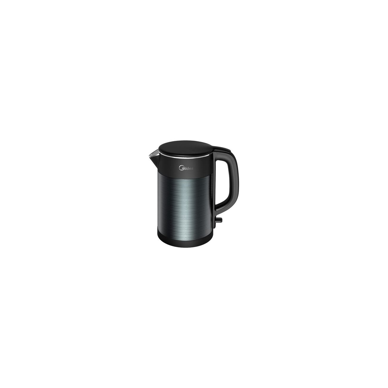 Электрочайник Midea МК-8076 1.5л. 2200Вт черный корпус: металл