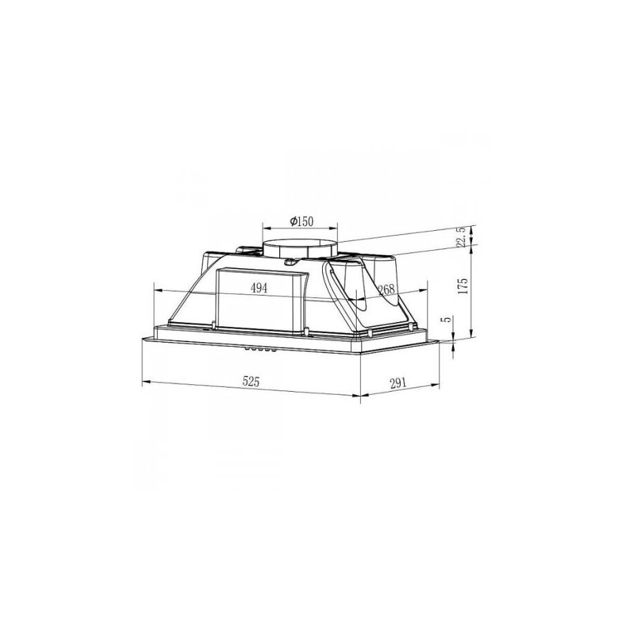 Вытяжка Evelux Margit 60 X