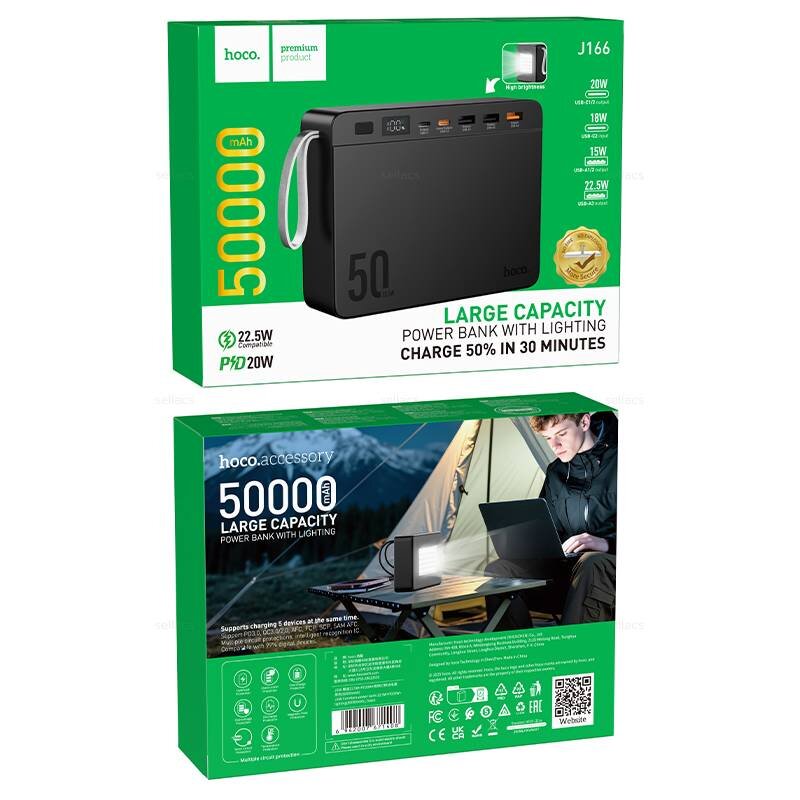 Внешний аккумулятор Hoco J166 50000 mAh