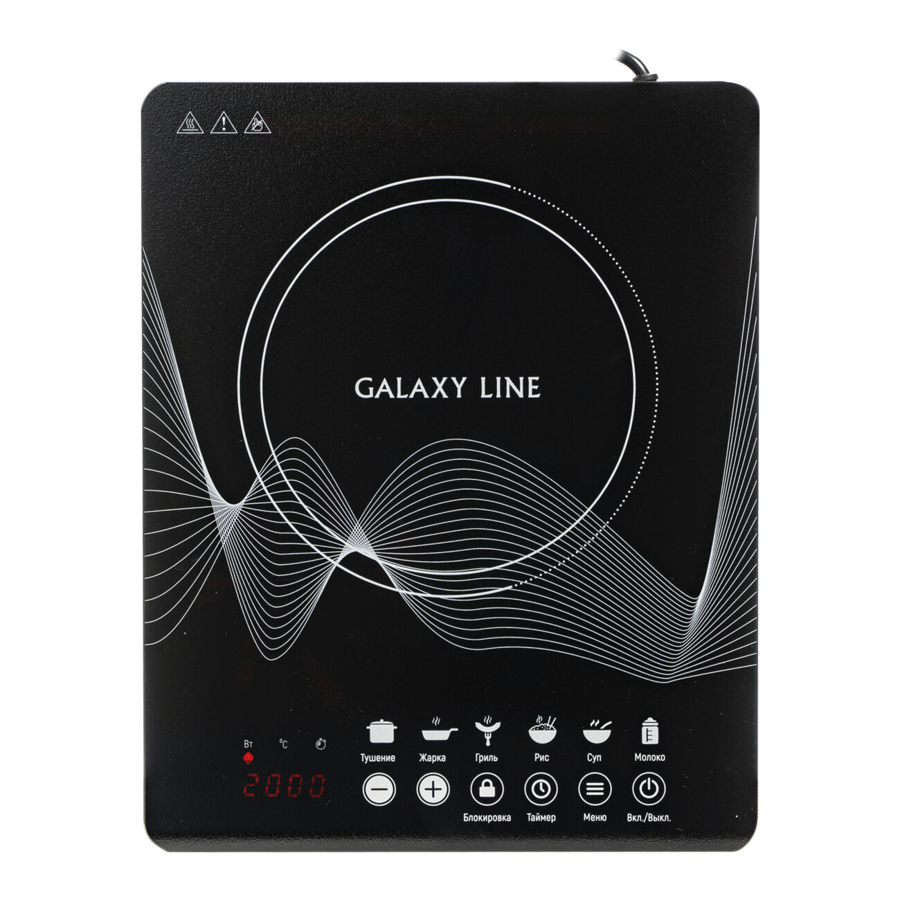 Электроплитка Galaxy GL3063, черная