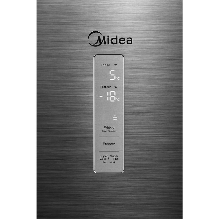 Холодильник Midea MDRB522MGE46OD 2-хкамерн. серебристый