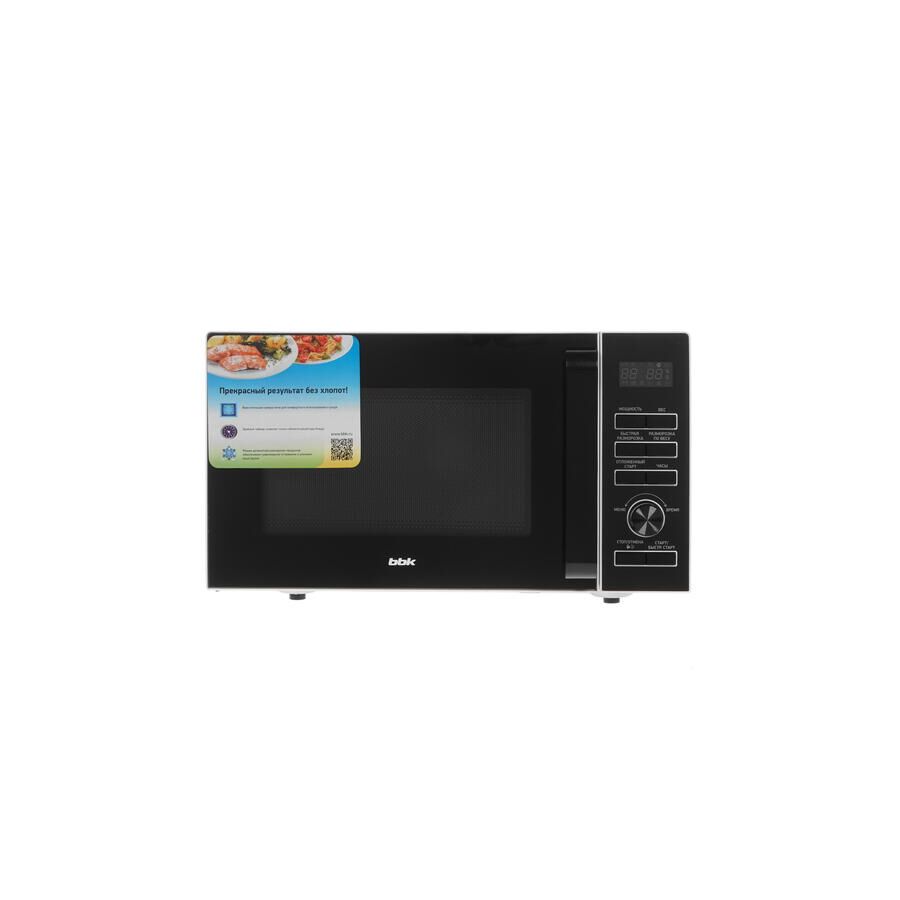 Микроволновая печь BBK 25MWS-970T/WB белый/черный