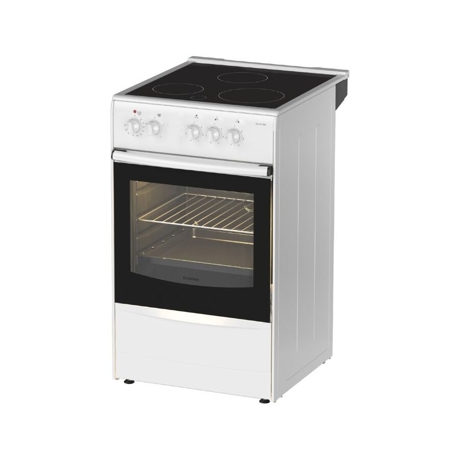 Плита Электрическая Darina 1B EС 331 606 W белый эмаль, 85x50x56см, 3 конфороки, духовка 50л, класс А