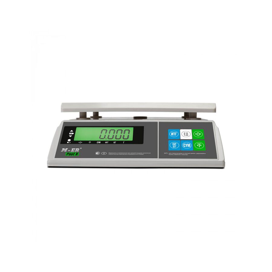 Фасовочные настольные весы MERTECH M-ER 326 AFU-32.1 Post II (3061), 32кг