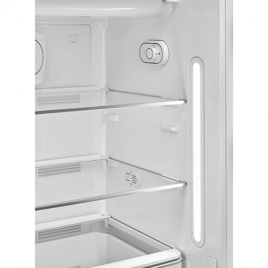Холодильник SMEG FAB28ROR6 отдельностоящий, стиль 50-х, однокамерный, внутренняя морозильная камера, 270л, MultiFlow, инверторный компрессор