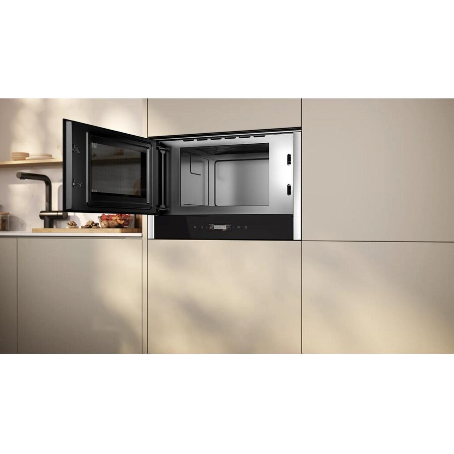 Встраиваемая микроволновая печь Neff NR4WR21N1 черный/нерж