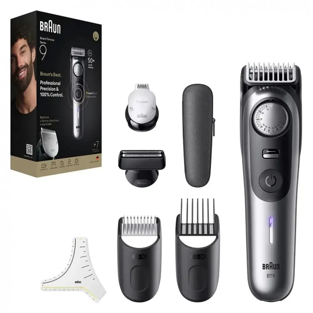 Триммер Braun BT9520 серебристый
