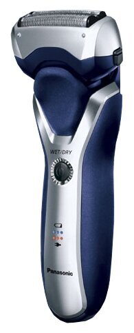 Бритва сетчатая Panasonic ES-RT37-S520 реж.эл.:3 питан.:аккум. синий/серебристый