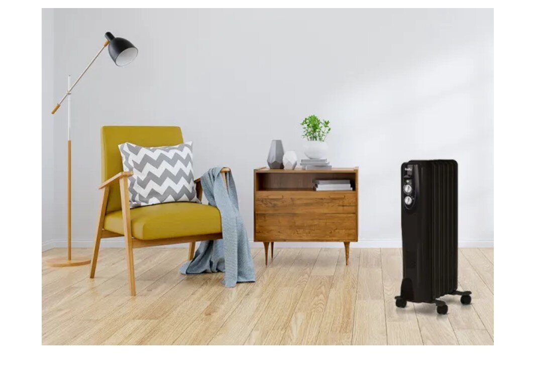 Масляный радиатор Ballu Classic black BOH/CL-07BRN 1500 (7 секций)