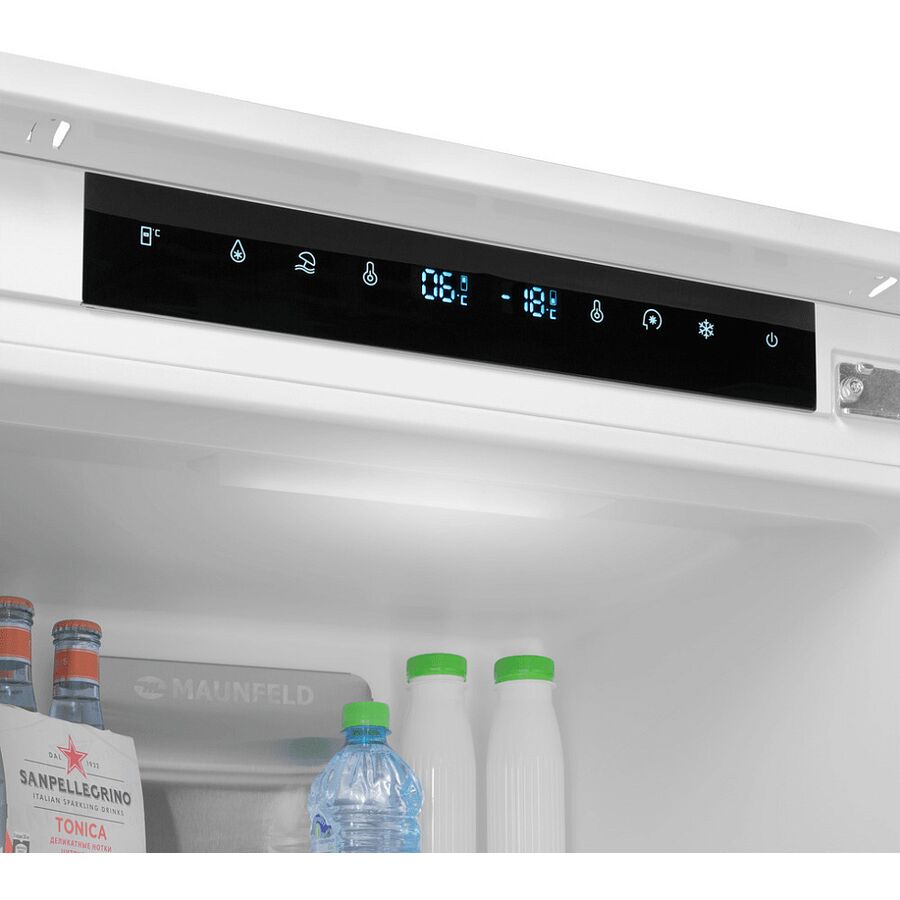 Встраиваемый холодильник-морозильник MAUNFELD MBF19354NFWGR Lux Inverter