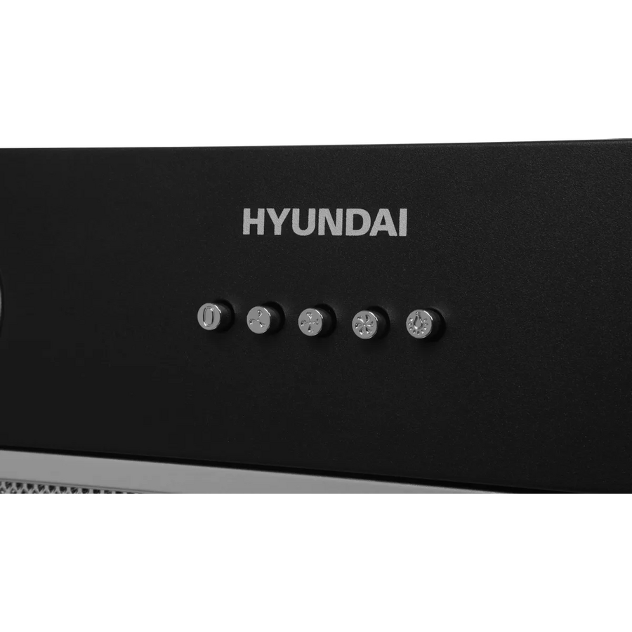 Вытяжка Hyundai HBB 6030 BK черный управление кнопочное (1 мотор)