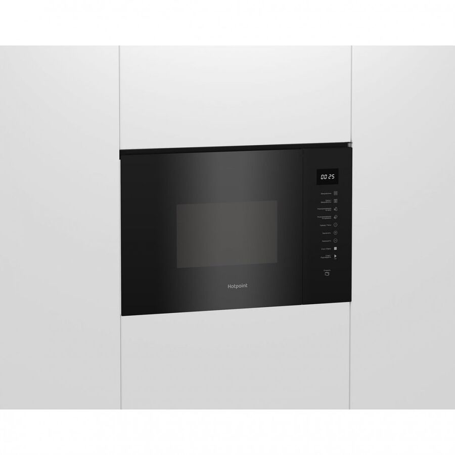Встраиваемая микроволновая печь Hotpoint-Ariston MF25G BL H черный