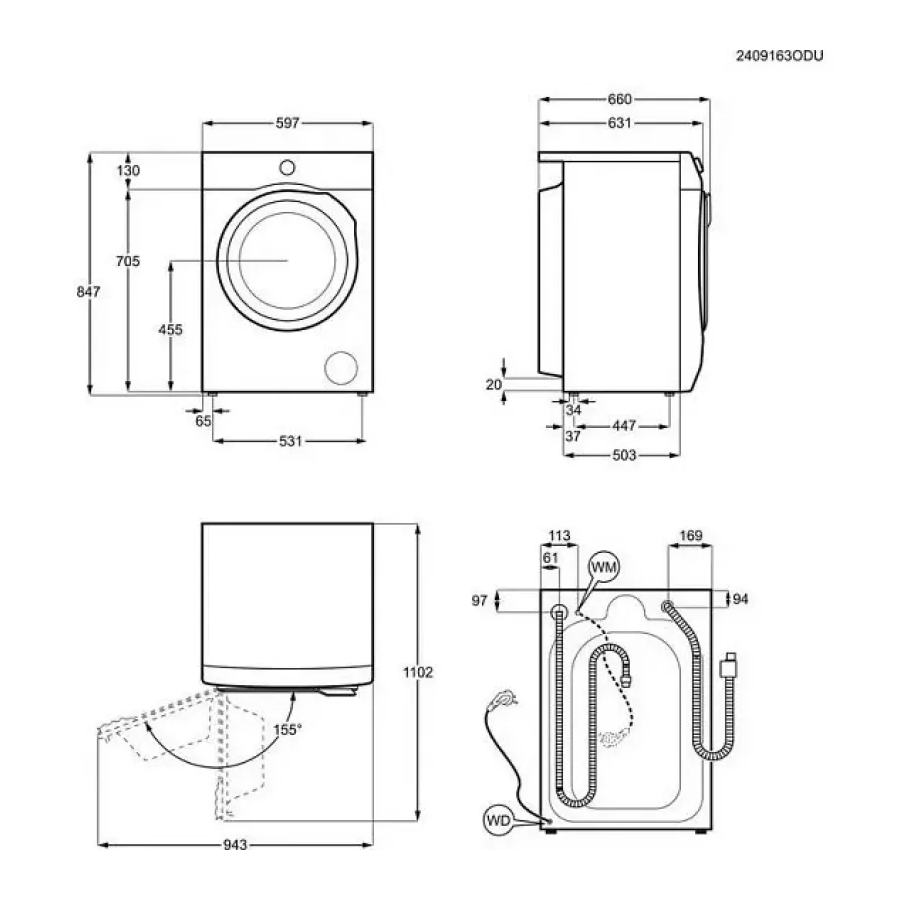 Стиральная машина Electrolux EW7F3614SUE