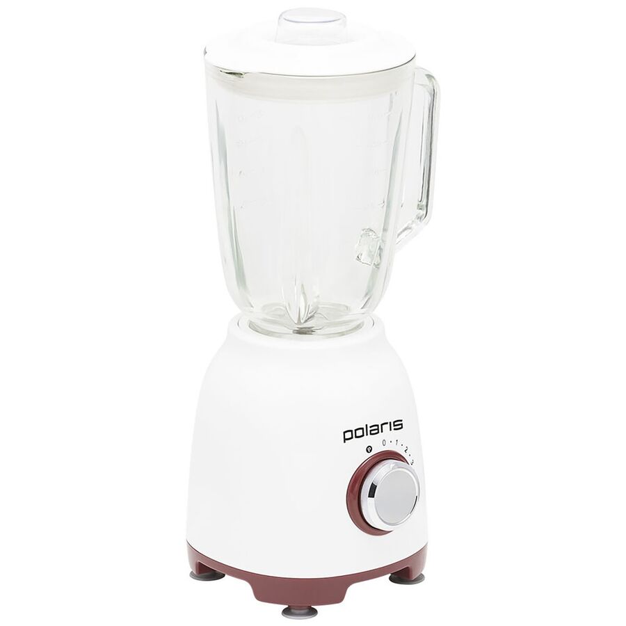 Блендер стационарный Polaris PTB 0821G белый/красный