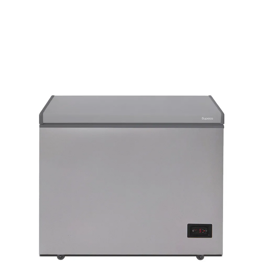 Морозильный ларь БИРЮСА M210KDN 160л металлик