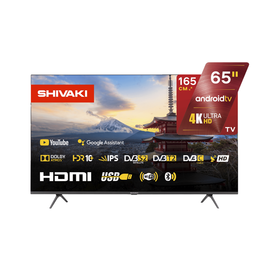 Телевизор Shivaki S65LU8500 black