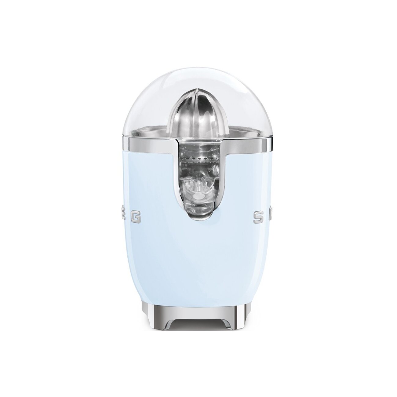 Соковыжималка SMEG CJF11PBEU для цитрусовых, стиль 50-х, ручной отжим, пастельный голубой