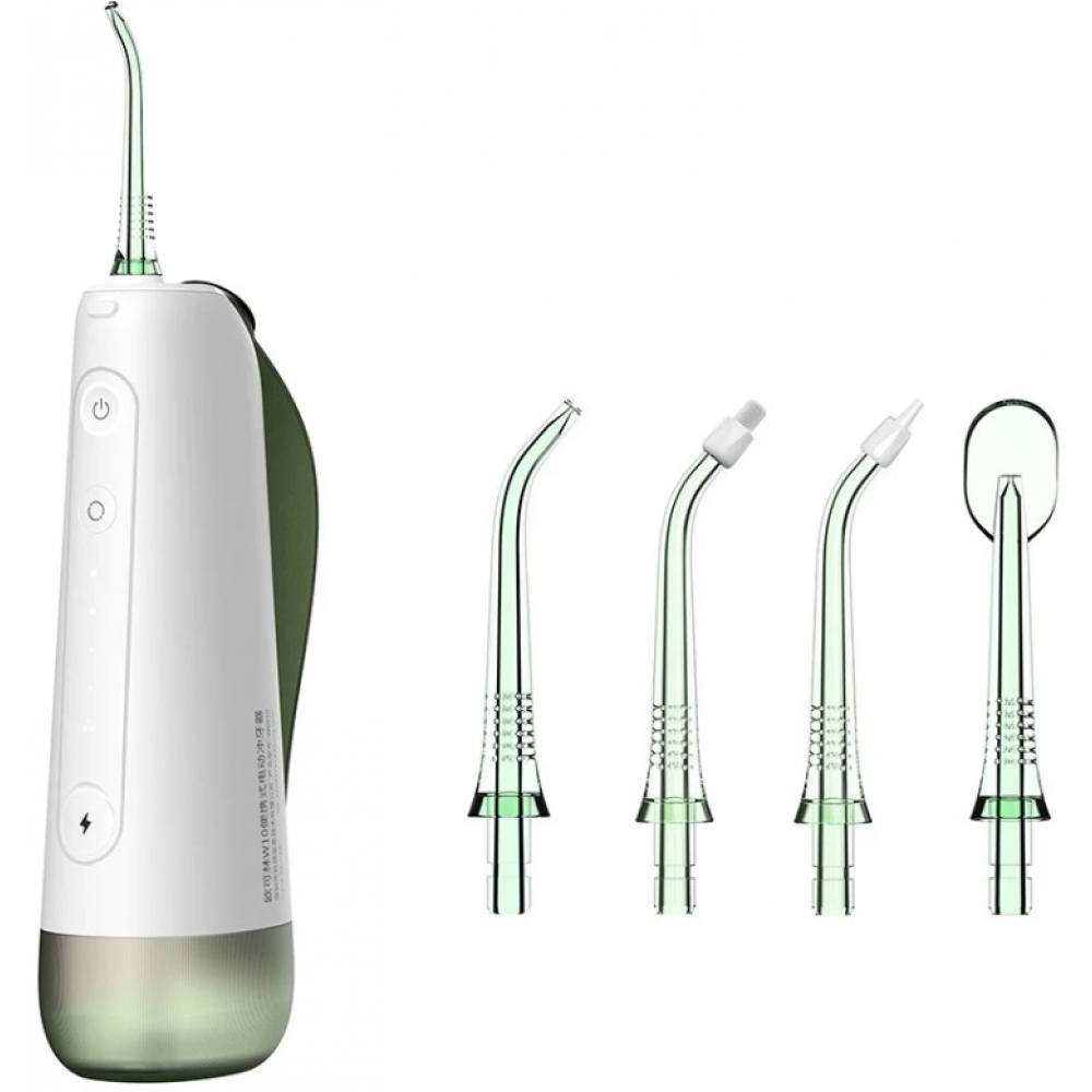 Ирригатор Oclean W10 с 2 насадками Зеленый