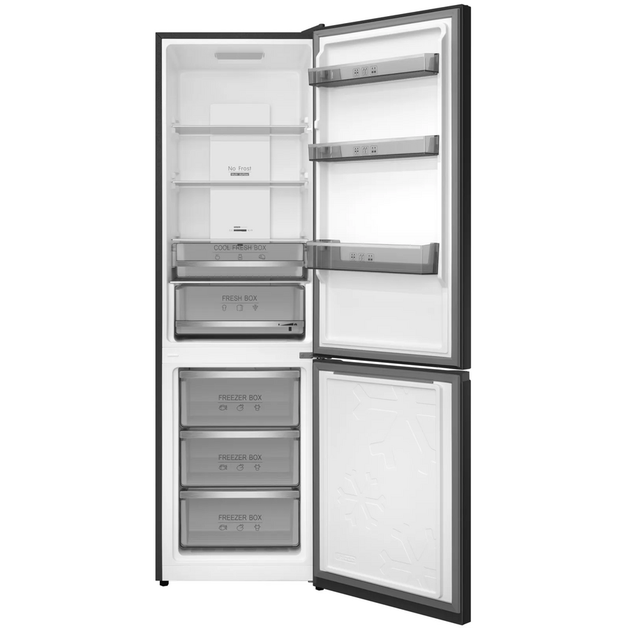 Холодильник отдельностоящий с инвертором MEFERI MFR200BK Total No Frost Combi Ultra