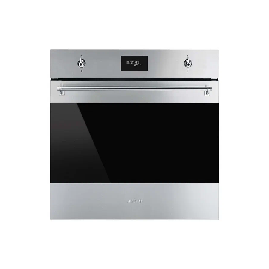 Духовой шкаф SMEG SF6301TVX Classica многофункциональный, 60см, обработка против отпечатков пальцев, нерж
