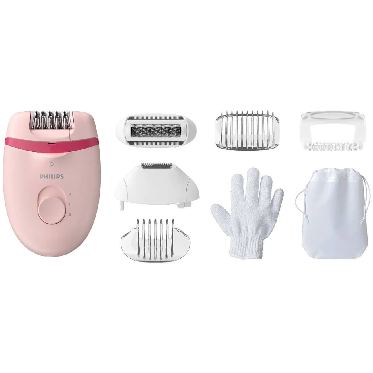 Эпилятор Philips BRE285/00 белый/розовый