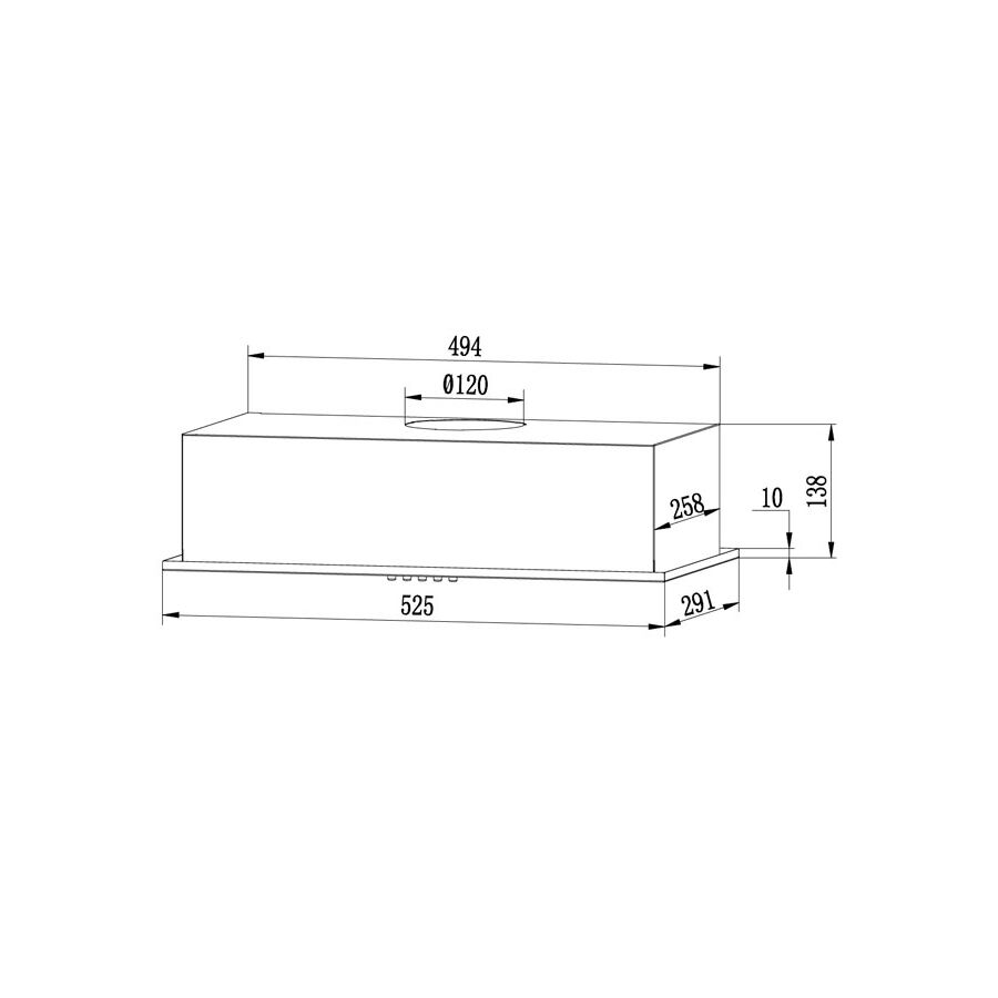 Вытяжка Centek CT-1850-52 Black