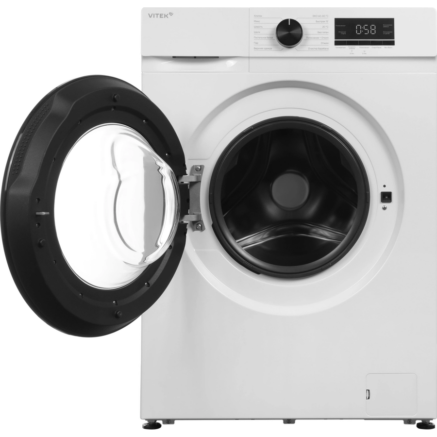 Стиральная машина Vitek VT-WSE6001 белый инвертор