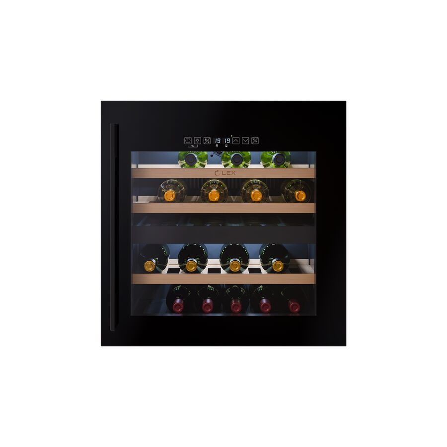 Винный шкаф LEX LWD6036BL dual zone S