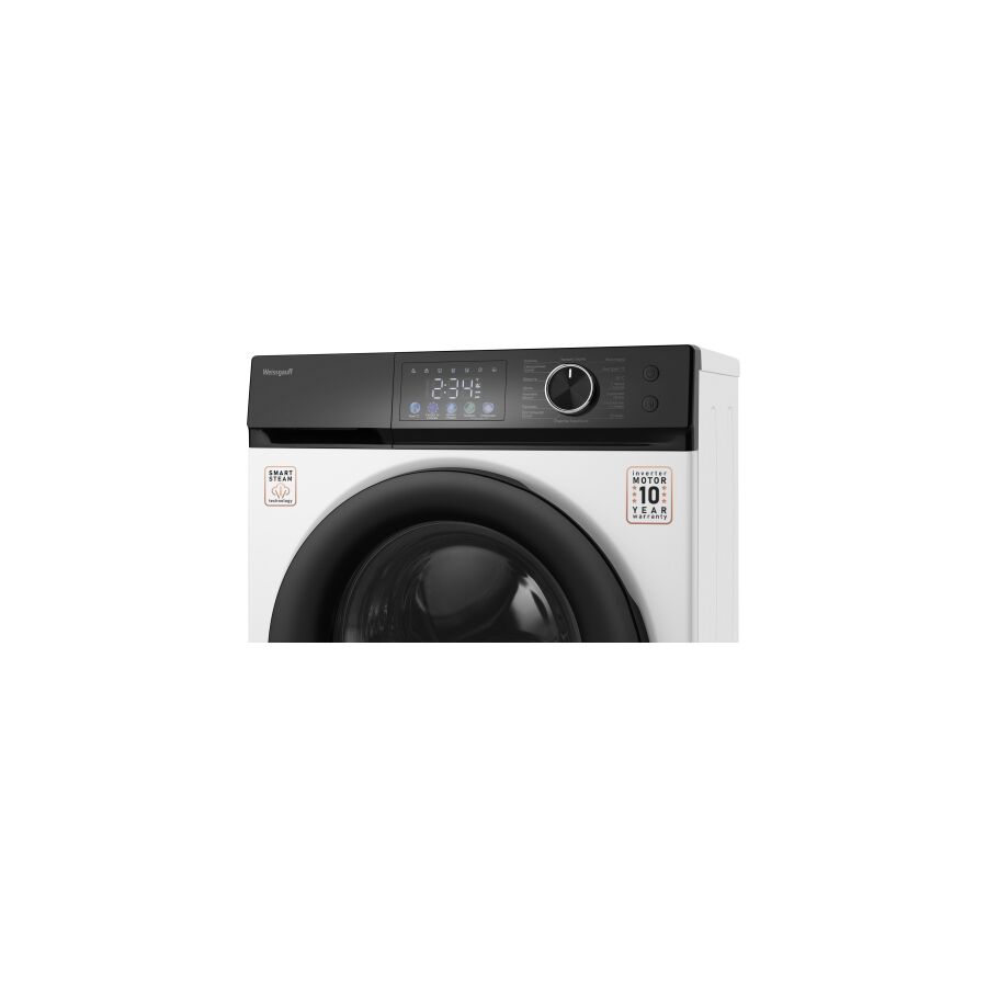 Стиральная машина Weissgauff WM 45128 Inverter Steam белый кл.A+++ фронт. макс.8кг инвертер