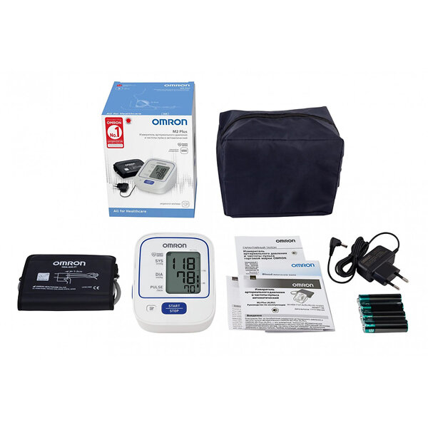 Тонометр автоматический Omron M2 Plus ALRU