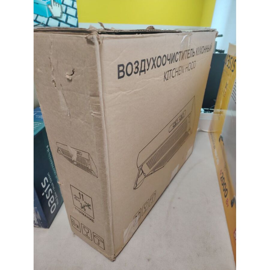 УЦ Вытяжка Elikor Davoline 60П-290-П3Л медь (плохая упаковка. скол на стекле, малые вмятины на корпусе)