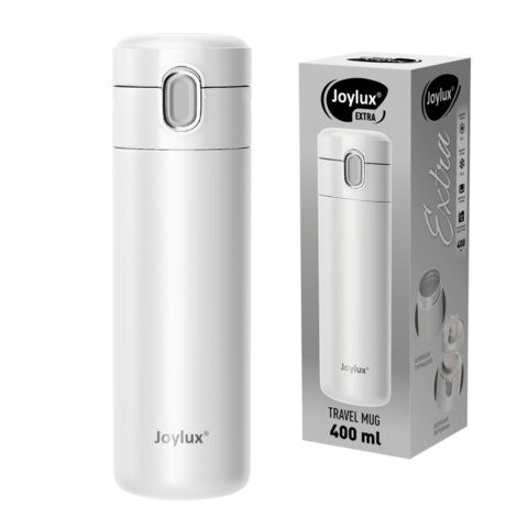 Термокружка JOYLUX Extra Style 700281 нерж, 400мл белый матовый