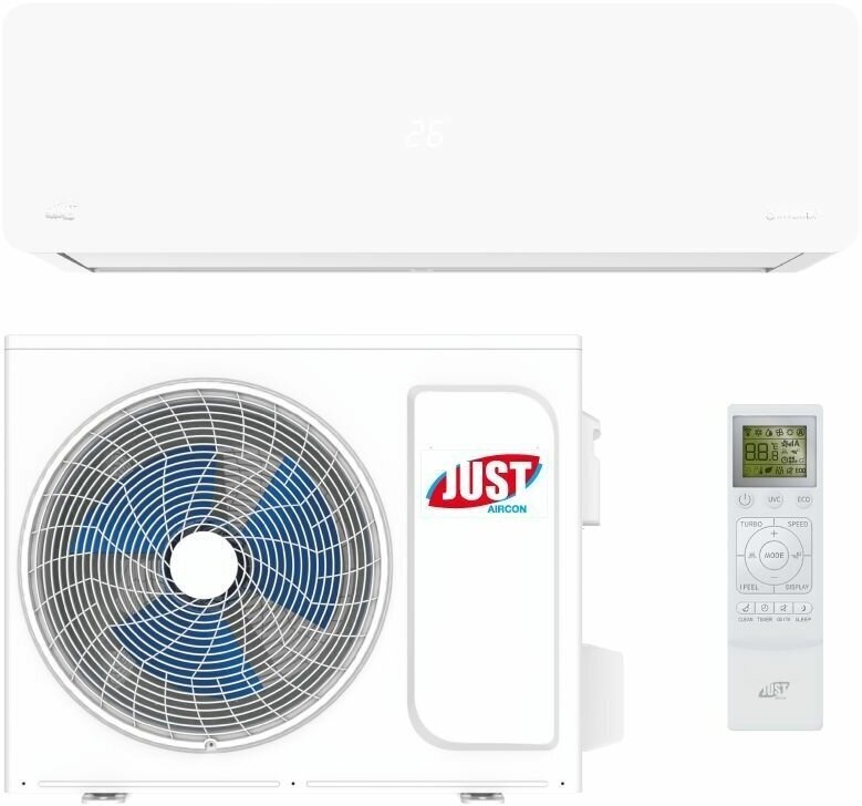 Кондиционер Just AIRCON JAE-09HPSA/MB Неинвертер серии Blanche (Завод Zhongshan Changhong Co)
