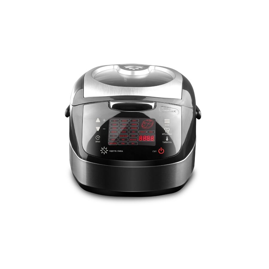 Мультиварка Centek CT-1472 Ceramic чёрный/сталь