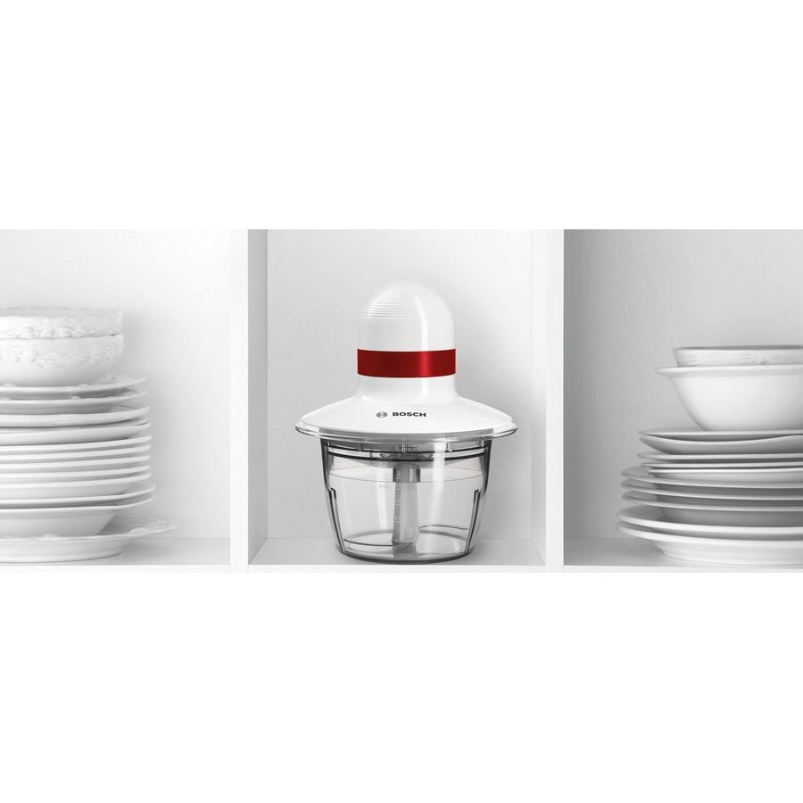 Измельчитель Bosch MMRP1000 белый/красный