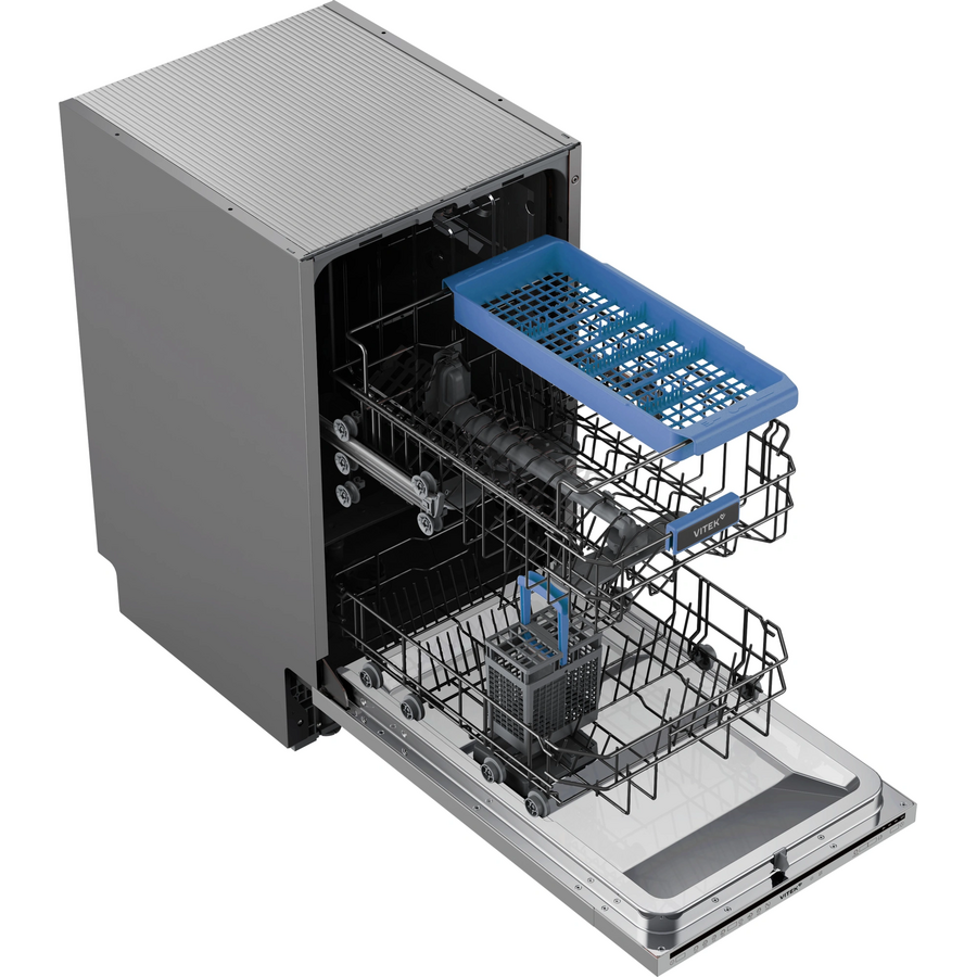 Встраиваемая посудомоечная машина Vitek VT-BD411 2100Вт узкая