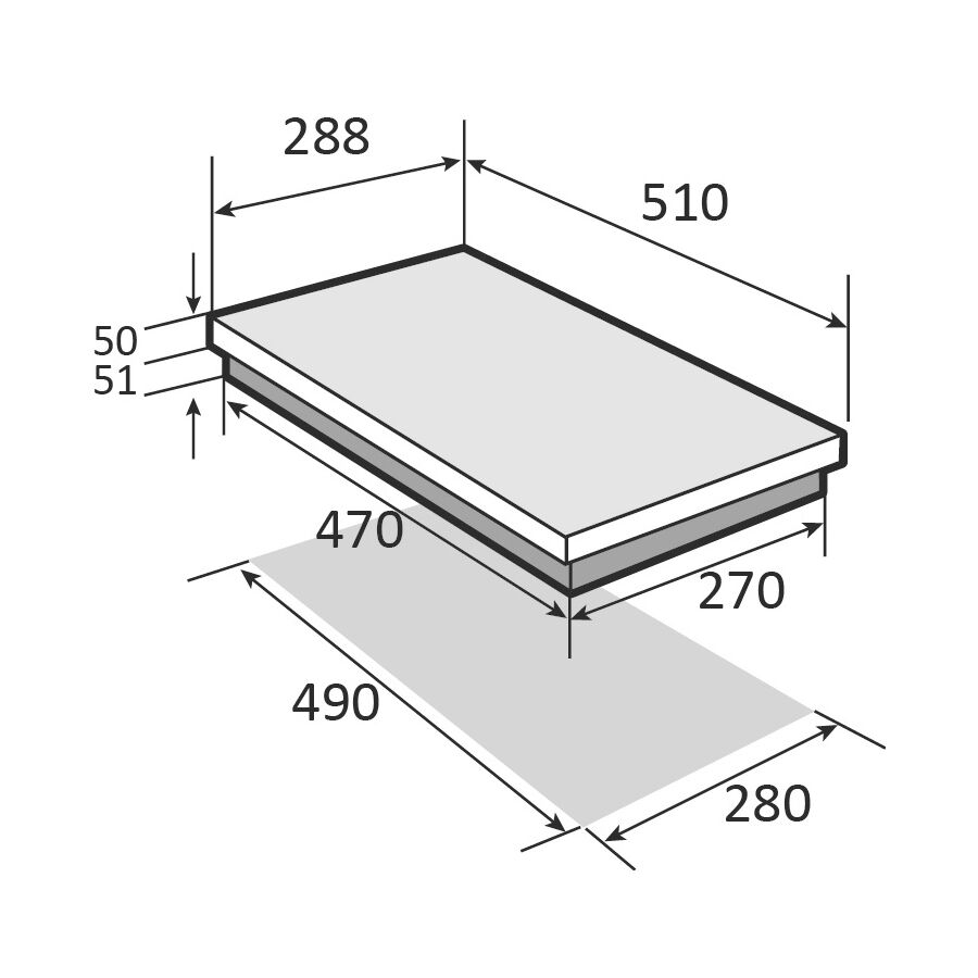 Газовая панель Brandt BPG6210B