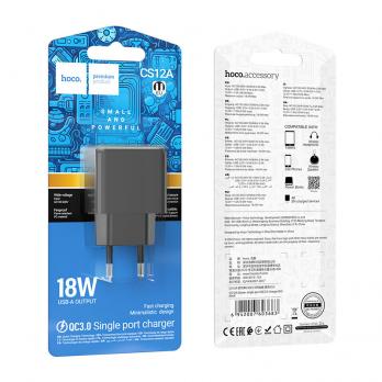 Сетевое зарядное устройство Hoco CS12A 1 USB 3.0 QC 18W