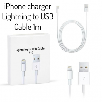 Кабель для зарядки и подключения iPhone, iPad, iPod USB / USB - Lightning 1M